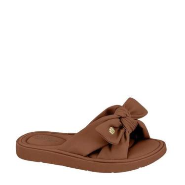 Imagem de Chinelo Slide Modare Ultraconforto Ortopedico Laço 7208.101 - Avelã - 