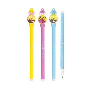 Imagem de Caneta Apagavel Donuts com 3 Cores - BRW