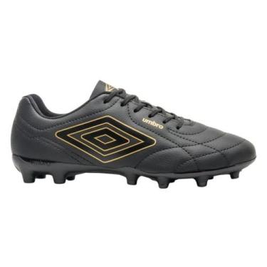 Imagem de Chuteira campo umbro class footballer u01fb00310, Preto dourado, 41
