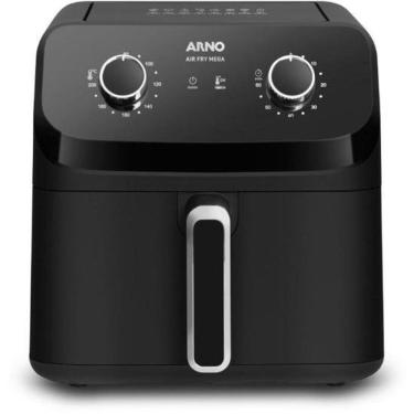 Imagem de Fritadeira Elétrica sem Óleo Air Fryer Mega AFM7 7,5L com Cesto XXL Quadrado Preto 110V