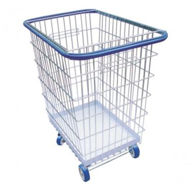 Imagem de Carrinho de Compras para Condomínio G3 300L com Bandeja e Repartição Lateral em Aço Car...