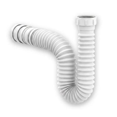 Imagem de Sifão Sanfonado Branco Universal Flexível 70cm Pia Cozinha Banheiro Se