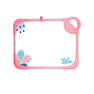Imagem de Quadro branco moldura rosa - dm brasil