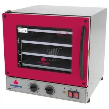 Imagem de Forno turbo eletrico prp-004 g2 vermelho -termostato 127v - progas - P