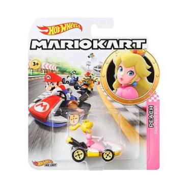 Imagem de Hot Wheels Super Mario Kart Princess Peach GBG28 - Mattel (40854)