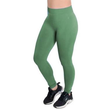 Imagem de Calça Legging Esportiva Sem Costura Lupo Up Control, Verde, Grande