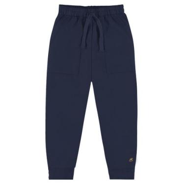 Imagem de Calça Infantil Masculina em Moletom  Up Baby, 2, Azul escuro