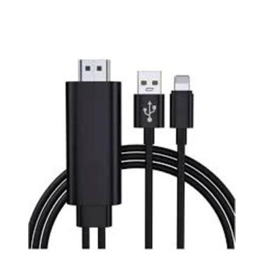 Imagem de Cabo Lightning Hdtv Hdmi Adaptador Para Lightning Com Usb 2m fy-882
