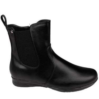 Imagem de Bota Feminina Casual Conforto Cano Baixo Maleável Salto Baixo Mooncity