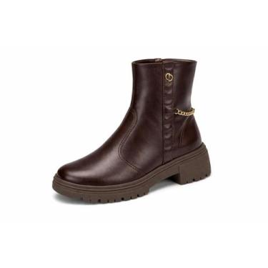 Imagem de Bota Dakota Cano Curto Feminina Café -, Café, 37
