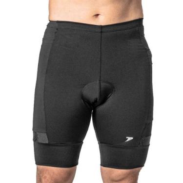 Imagem de Bermuda de Ciclismo Com Gel Poker Max Comfort Masculino, Gg, Preto