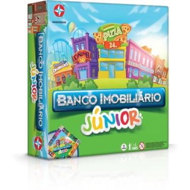Imagem de Jogo de Tabuleiro Banco Imobiliario JR. - Estrela