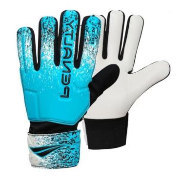 Imagem de Luva de Goleiro Penalty Delta 1 Campo Unissex, 8, Azul, Branco
