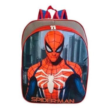 Imagem de Mochila Escolar Infantil Homem Aranha Spiderman Costas G F5 - proprio