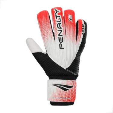 Imagem de Luva de Goleiro Penalty Delta Training XXIII, 08, Branco, Vermelho