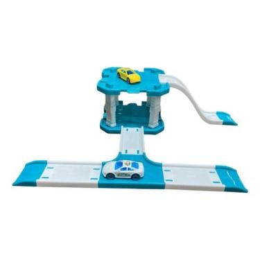 Imagem de Brinquedo Pista Estacionamento De Corrida Com Carrinhos - DDG