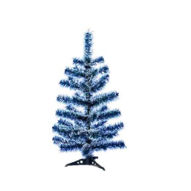 Imagem de Árvore natal pinheirinho pequena 60cm verde nevada - simples