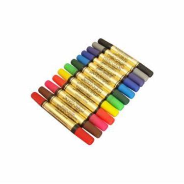 Imagem de Kit C/ 12 Cores Marcadores Permanente Dual Magic Color - TINTA MAGICA