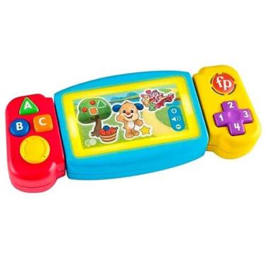 Imagem de Brinquedo Educativo Fisher-Price Videogame Portátil , Amarelo, Único