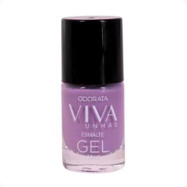 Imagem de Esmalte Em Gel Lavanda Névoa Lilás Cremoso Não Precisa Cabine Secagem 