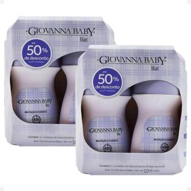 Imagem de Kit Giovanna Baby: 4 Desodorante Roll-On Lilac