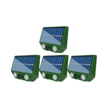 Imagem de Repelente Ultrassônico Solar Para Animais, Sensor De Pragas Para Cães,