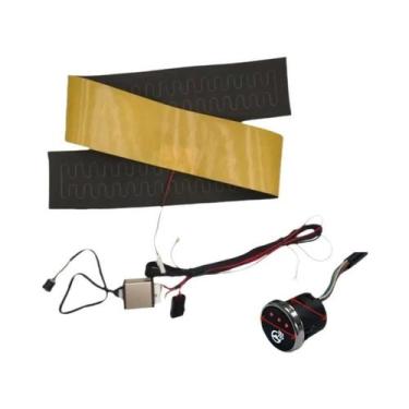 Imagem de Kit Aquecedor Universal Para Volante De Carro 12V 50W 48  Almofada Tér