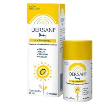 Imagem de Loção Oleosa Dersani Baby Antassaduras 50ml - Megalabs