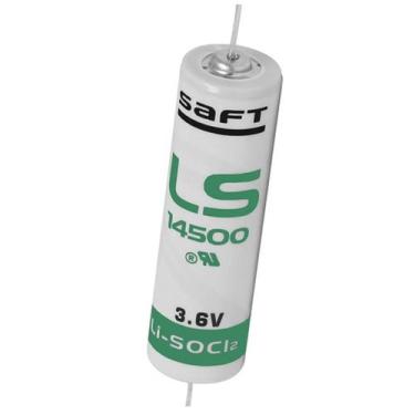 Imagem de Saft LS14500 CNA AA Lítio 3,6v 2600mAh - Cabo Axial
