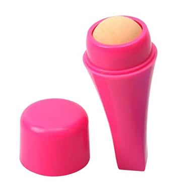 Imagem de Rolo de rosto vulcânico absorvedor de óleo, ferramenta reutilizável de cuidados com a pele facial para mini-massagem em casa ou em trânsito.-pekdi