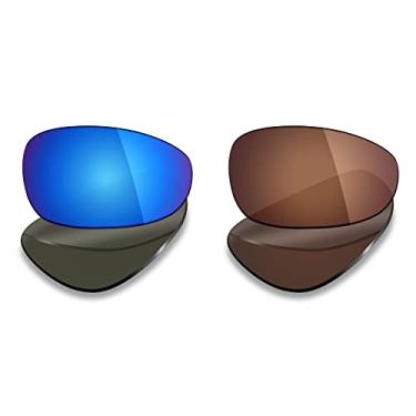 Imagem de Mryok 2 pares de lentes polarizadas de substituição para óculos de sol Oakley Juliet - opções