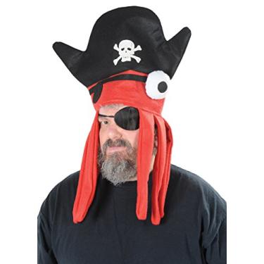 Imagem de Beistle 60018 Chapéu de lula pirata de feltro, tamanho único