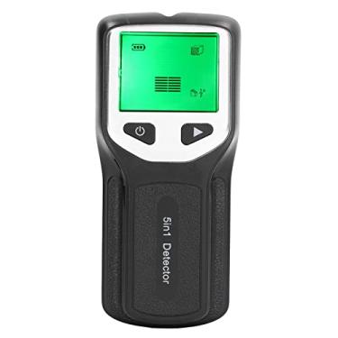 Imagem de Localizador de pinos, sensor de scanner de parede 5 em 1 monitor LCD HD, detecção de metal para ripas, pisos de madeira de papel de parede, tetos absorventes de som(Silver)