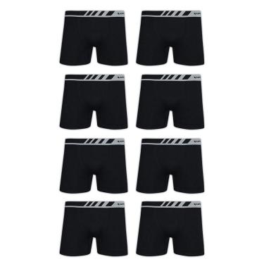 Imagem de Kit 8 Cuecas Lupo Boxer Microfibra Sem Costura 00671-002