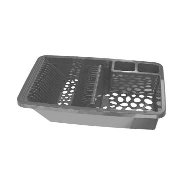 Imagem de Escorredor De Louças Vazado Preto Sólido Uz