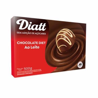 Imagem de Barra De Chocolate Diet Ao Leite 500g - Diatt