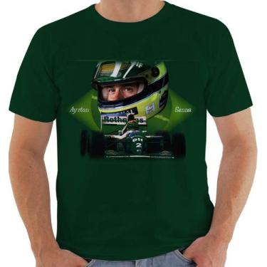 Imagem de Camiseta Camisa Lc 555 Ayrton Senna Do Brasil Formula 1 - Primus