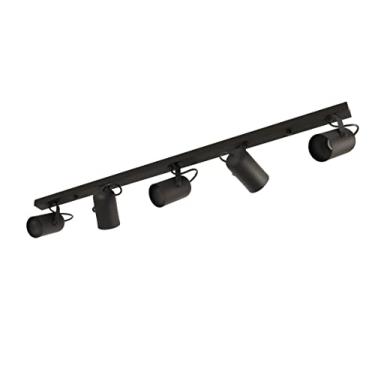 Imagem de Luminária Teto Trilho 5 Spots Direcionáveis Preto 1275