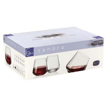 Imagem de BOHEMIA SANDRA COPO UÍSQUE 10x9x9cm 400ml CRISTAL TRANSP 6PÇ