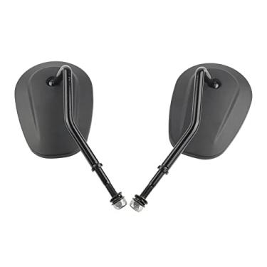 Imagem de FINMOKAL Par De Retrovisores Pretos Para Harley Davidson Sportster 1200 Nightster Xl883