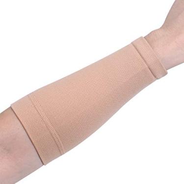 Imagem de (M, Beige) - 1 PCS Full Forearm Tattoo Cover Up Band Compression Sleeves Men Women (M, Beige)
