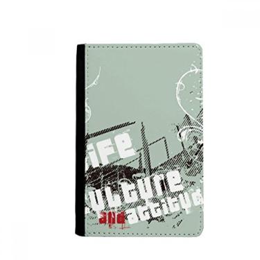Imagem de Graffiti Street Life Culture Attitude Art Passport Holder Notecase Burse Carteira Capa Cartão Bolsa, Multicolor