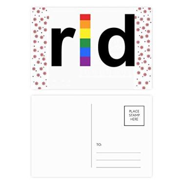 Imagem de LGBT Arco-íris Gay Lésbica Transgênero Natal Flor Celebração Cartão postal Bênção