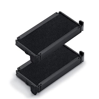 Imagem de Trodat Almofadas de substituição, carimbo 4912 impresso, pacote com 2, preto (6/4912BLK)