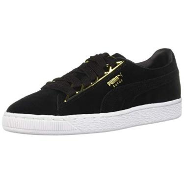 Imagem de PUMA Tênis feminino Suede Jewel WN, Preto, 7.5