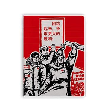 Imagem de Livro Papel, Presidente Vermelho Mao Masses, Caderno Capa de Goma Diário Capa Macia Diário