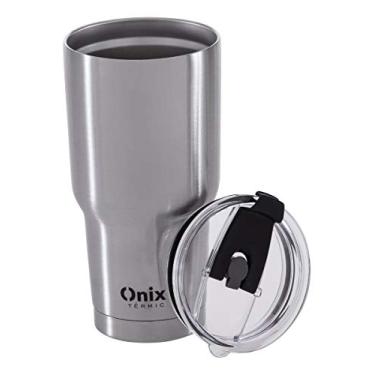 Imagem de COPO TÉRMICO PAREDE DULPA EM AÇO INOX 870ML ONIX TERMIC