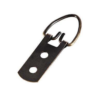 Imagem de uxcell Anel D cabides de imagem, 52 mm x 20 mm de bronze Kit sortido para soluções para pendurar fotos, 10 peças