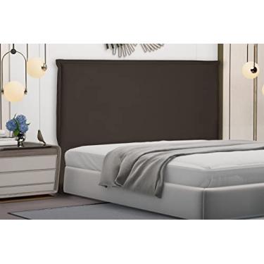Imagem de Cabeceira Cama de Casal Box Estofada 1,40 M - Veneza (Suede Café)