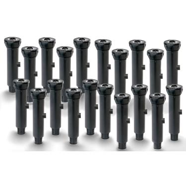 Imagem de Rain Bird Pacote com 20 aspersores pop-up 1806 de 15,24 cm com bocais ajust veis para van de 3,5 m 0-360